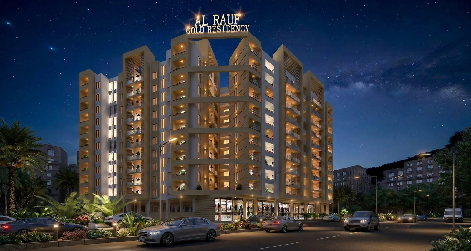 13 Night Front View scaled 1